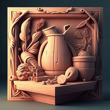 3D model Still Life game (STL)